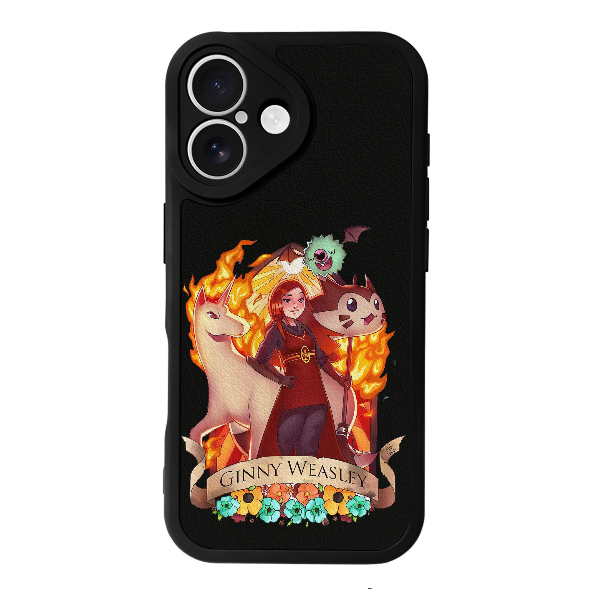 （画像用） Harry Potter ハリー・ポッターシリーズ 【iPhone 16シリーズ対応】シリコンスマホケース（レザー調） 材質：シリコン